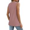 imageSAMPEEL Womens Tank Tops Eyelet Loose Casual Summer Tops Crew Neck Basic Sleeveless Shirts Trendy 2025Mauve Pink