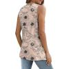 imageSAMPEEL Womens Tank Tops Eyelet Loose Casual Summer Tops Crew Neck Basic Sleeveless Shirts Trendy 2025Printbeige