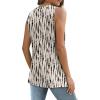 imageSAMPEEL Womens Tank Tops Eyelet Loose Casual Summer Tops Crew Neck Basic Sleeveless Shirts Trendy 2025Printblack Dots