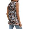 imageSAMPEEL Womens Tank Tops Eyelet Loose Casual Summer Tops Crew Neck Basic Sleeveless Shirts Trendy 2025Printblack Floral