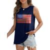 imageSAMPEEL Womens Tank Tops Eyelet Loose Casual Summer Tops Crew Neck Basic Sleeveless Shirts Trendy 2025Printflag