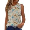 imageSAMPEEL Womens Tank Tops Loose Casual Summer Tops Crew Neck Basic Sleeveless Shirts Trendy 2025Zprint 1