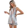 imageSAMPEEL Womens Tank Tops Loose Casual Summer Tops Crew Neck Basic Sleeveless Shirts Trendy 2025Ztiedye Print