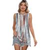 imageSAMPEEL Womens Tank Tops Loose Casual Summer Tops Crew Neck Basic Sleeveless Shirts Trendy 2025Ztiedye Print