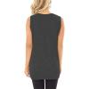 imageSAMPEEL Womens Tank Tops Twist Knot Summer Sleeveless01black