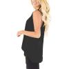 imageSAMPEEL Womens Tank Tops Twist Knot Summer Sleeveless01black