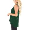 imageSAMPEEL Womens Tank Tops Twist Knot Summer Sleeveless041dark Green