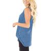 imageSAMPEEL Womens Tank Tops Twist Knot Summer Sleeveless07lightblue