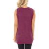 imageSAMPEEL Womens Tank Tops Twist Knot Summer Sleeveless18purplered