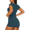 imageSAMPEEL Womens Two Piece Lounge Sets Casual Summer Outfits 2 Piece Short Matching Clothing SetBlue