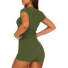 imageSAMPEEL Womens Two Piece Lounge Sets Casual Summer Outfits 2 Piece Short Matching Clothing SetGreen