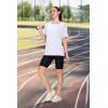 imageSAMPEEL Womens Workout Tops Oversized T Shirts Loose Fit Crewneck Short Sleeve Summer Sun Protection UPF 50All White
