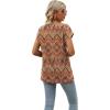 imageWomens Cap Sleeve Summer Tops 2025 Trendy Tank Tops Lace V Neck Loose Fit ShirtsBpattern 07