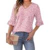 Floral Pink Dot