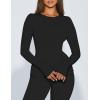 imageKaximil Womens Thermal Underwear Fleece Lined Base Layer Long Johns SetsBlack