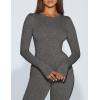 imageKaximil Womens Thermal Underwear Fleece Lined Base Layer Long Johns SetsDark Grey