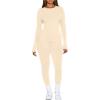 imageKaximil Womens Thermal Underwear Fleece Lined Base Layer Long Johns SetsNude