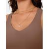 imageTrendy Queen Womens Tank Tops Double Lined Crop Sleeveless Going Out Camisole Summer Fashion Basic Soft Spring Clothes 2025Brown