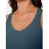 imageTrendy Queen Womens Tank Tops Double Lined Crop Sleeveless Going Out Camisole Summer Fashion Basic Soft Spring Clothes 2025Darkblue