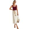 imageSAMPEEL Ribbed Tank Tops for Women Square Neck Summer Sleeveless Tops