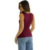imageSAMPEEL Ribbed Tank Tops for Women Square Neck Summer Sleeveless Tops