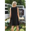 imageSAMPEEL Summer Dresses for Women 2025 Eyelet Sleeveless Sundresses Tank Dresses with PocketsEplain Black