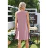 imageSAMPEEL Summer Dresses for Women 2025 Eyelet Sleeveless Sundresses Tank Dresses with PocketsEyelet Dusty Pink