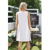 imageSAMPEEL Summer Dresses for Women 2025 Eyelet Sleeveless Sundresses Tank Dresses with PocketsEyelet White