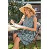 imageSAMPEEL Summer Dresses for Women 2025 Eyelet Sleeveless Sundresses Tank Dresses with PocketsFlora Black and Blue
