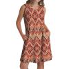 imageSAMPEEL Summer Dresses for Women 2025 Eyelet Sleeveless Sundresses Tank Dresses with PocketsFlora Boho