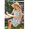 imageSAMPEEL Summer Dresses for Women 2025 Eyelet Sleeveless Sundresses Tank Dresses with PocketsFlora Leaf