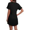 imageSAMPEEL Summer Dresses for Women Short Sleeve with Pockets T Shirt with Pockets