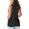 imageSAMPEEL Tank Tops for Women Cami Deep V Neck Sleeveless Shirts Womens Tees Casual Tee02tank Black