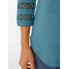 imageTrendy Queen 34 Length Sleeve Womens Tops V Neck Tunic Dressy Casual Business Ladies Fall Fashion Outfits 2025Cyan