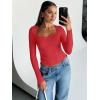imageTrendy Queen Womens Long Sleeve Tops Going Out Top Trendy Cute Shirt Y2k Clothes Fashion Clothing Fall Outfits 2025Red