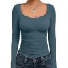 imageTrendy Queen Womens Long Sleeve Tops Going Out Top Trendy Cute Shirt Y2k Clothes Fashion Clothing Fall Outfits 2025Hazeblue