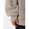 imageTrendy Queen Womens Oversized V Neck Hoodies with Thumb Hole Pullover Sweatshirts Y2k Clothes Fall Fashion Outfits 2025Coffeegrey