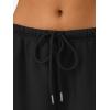 imageTrendy Queen Womens Wide Leg Sweatpants Baggy Drawstring Low Rise Lounge Pants 2025 Fall Joggers with PocketsBlack