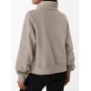 imageTrendy Queen Womens Zip Up Hoodies Oversized Crewneck Sweatshirts Casual Jackets Y2k Clothes Fall Fashion Outfits 2025Coffeegrey