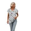 imageSAMPEEL Womens Summer Tops 2025 Cap Sleeve Trendy V Neck Loose Fit T Shirts31pattern 08