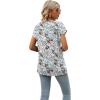 imageSAMPEEL Womens Summer Tops 2025 Cap Sleeve Trendy V Neck Loose Fit T Shirts31pattern 08