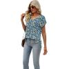 imageSAMPEEL Womens Summer Tops 2025 Cap Sleeve Trendy V Neck Loose Fit T Shirts31pattern 09