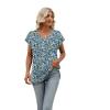 imageSAMPEEL Womens Summer Tops 2025 Cap Sleeve Trendy V Neck Loose Fit T Shirts31pattern 09