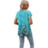 imageSAMPEEL Womens Summer Tops 2025 Cap Sleeve Trendy V Neck Loose Fit T Shirts31pattern 10