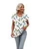 imageSAMPEEL Womens Summer Tops 2025 Cap Sleeve Trendy V Neck Loose Fit T Shirts33pattern 03