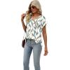imageSAMPEEL Womens Summer Tops 2025 Cap Sleeve Trendy V Neck Loose Fit T Shirts33pattern 03