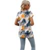 imageSAMPEEL Womens Summer Tops 2025 Cap Sleeve Trendy V Neck Loose Fit T Shirts37pattern 07