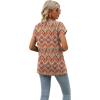imageSAMPEEL Womens Summer Tops 2025 Cap Sleeve Trendy V Neck Loose Fit T Shirts42pattern 12