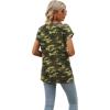imageSAMPEEL Womens Summer Tops 2025 Cap Sleeve Trendy V Neck Loose Fit T Shirts43pattern 13