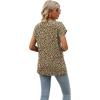 imageSAMPEEL Womens Summer Tops 2025 Cap Sleeve Trendy V Neck Loose Fit T Shirts44pattern 14
